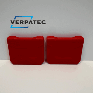 2 Verschlüsse metaBOX rot RAL 3020