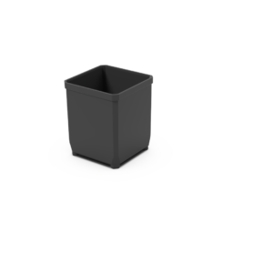 ABS-Einsatzkasten Box 1x1, schwarz