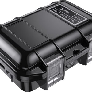 PELI™ MicroCase M40, black, without foam, inside dimensions 152x97x53mm.